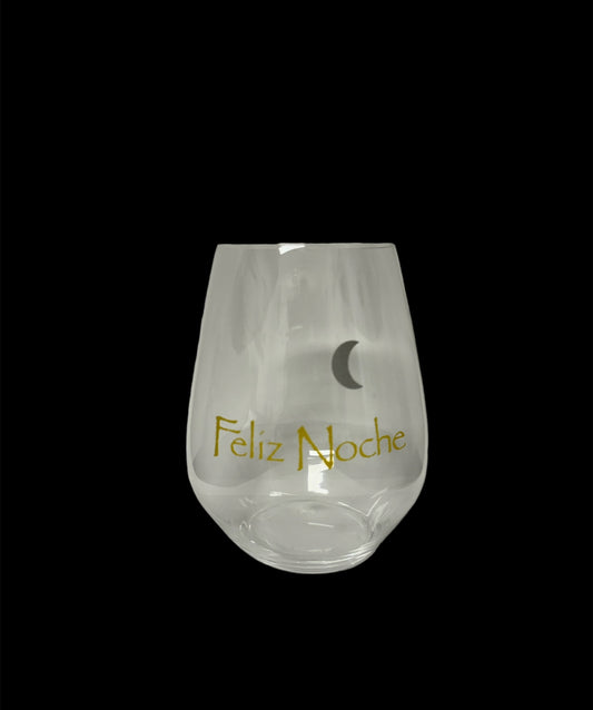 Feliz Noche Wine Glass